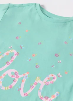 Blukids T-shirt in jersey di puro cotone bambina- T-shirt