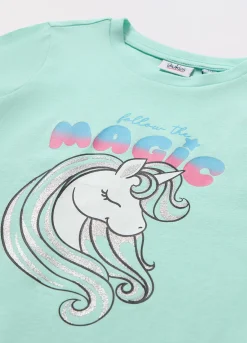 Blukids T-shirt in jersey di puro cotone bambina- T-shirt