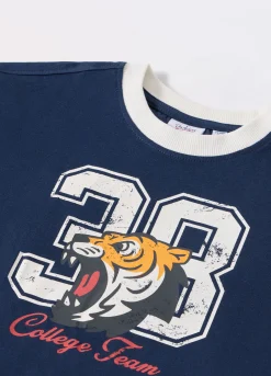 Blukids T-shirt in jersey di puro cotone bambino-Bambino T-shirt