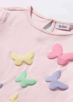 Blukids T-shirt in jersey di puro cotone neonata- T-shirt