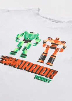 Blukids T-shirt in jersey di puro cotone bambino-Bambino T-shirt