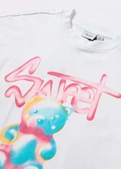 Blukids T-shirt in jersey di puro cotone ragazza- T-shirt