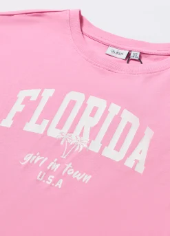Blukids T-shirt in jersey di puro cotone ragazza- T-shirt