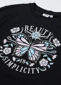 Blukids T-shirt in jersey di puro cotone ragazza- T-shirt