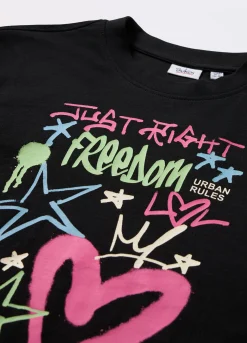 Blukids T-shirt in jersey di puro cotone ragazza- T-shirt