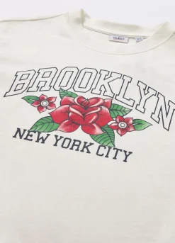 Blukids T-shirt in jersey di puro cotone ragazza- T-shirt