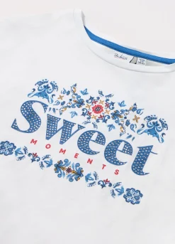 Blukids T-shirt in jersey di puro cotone ragazza- T-shirt