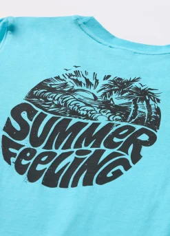 Blukids T-shirt in jersey di puro cotone ragazzo- T-shirt