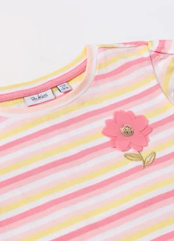 Blukids T-shirt in jersey di puro cotone bambina- T-shirt