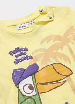 Blukids T-shirt in jersey di puro cotone neonato- T-shirt
