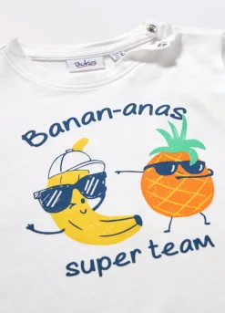 Blukids T-shirt in jersey di puro cotone neonato- T-shirt
