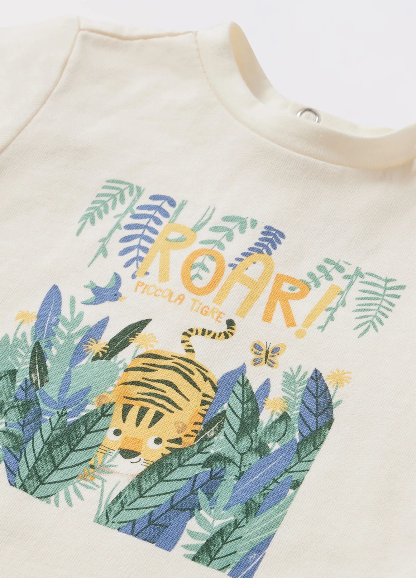 Blukids T-shirt in jersey di puro cotone neonato- T-shirt