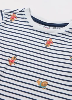 Blukids T-shirt in jersey di puro cotone neonato- T-shirt