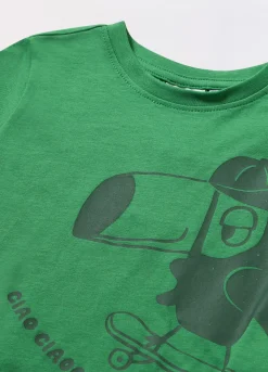 Blukids T-shirt in jersey di puro cotone neonato- T-shirt