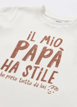 Blukids T-shirt in jersey di puro cotone neonato- T-shirt
