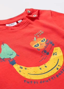 Blukids T-shirt in jersey di puro cotone neonato- T-shirt