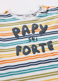 Blukids T-shirt in jersey di puro cotone neonato- T-shirt