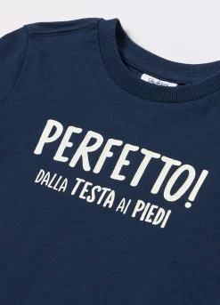Blukids T-shirt in jersey di puro cotone neonato- T-shirt