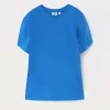 Blukids T-shirt in jersey slub di puro cotone ragazzo- T-shirt