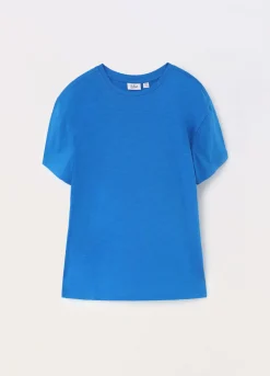 Blukids T-shirt in jersey slub di puro cotone ragazzo- T-shirt