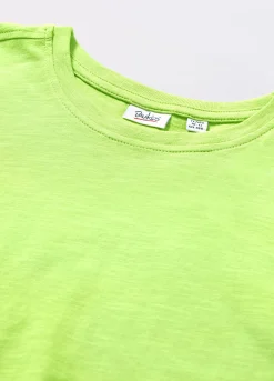 Blukids T-shirt in jersey slub di puro cotone ragazzo- T-shirt