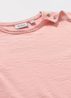 Blukids T-shirt in jersey slub neonata- T-shirt