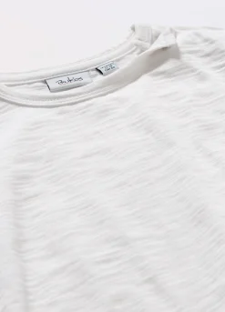 Blukids T-shirt in jersey slub neonata- T-shirt