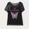 Blukids T-shirt in mesh ragazza- T-shirt