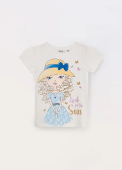 Blukids T-shirt in puro cotone bambina- T-shirt