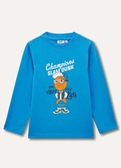 Blukids T-shirt in puro cotone bambino-Bambino T-shirt
