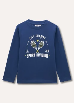 Blukids T-shirt in puro cotone bambino-Bambino T-shirt