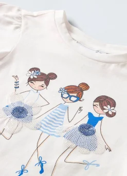 Blukids T-shirt in puro cotone bambina- T-shirt