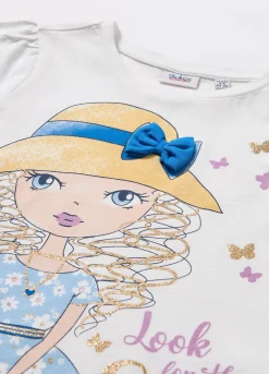 Blukids T-shirt in puro cotone bambina- T-shirt