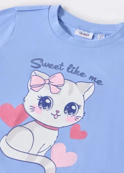 Blukids T-shirt in puro cotone bambina- T-shirt