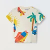 Blukids T-shirt in puro cotone con stampa neonato- T-shirt