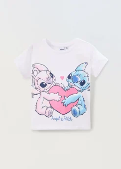 Blukids T-shirt in puro cotone con stampa bambina- T-shirt