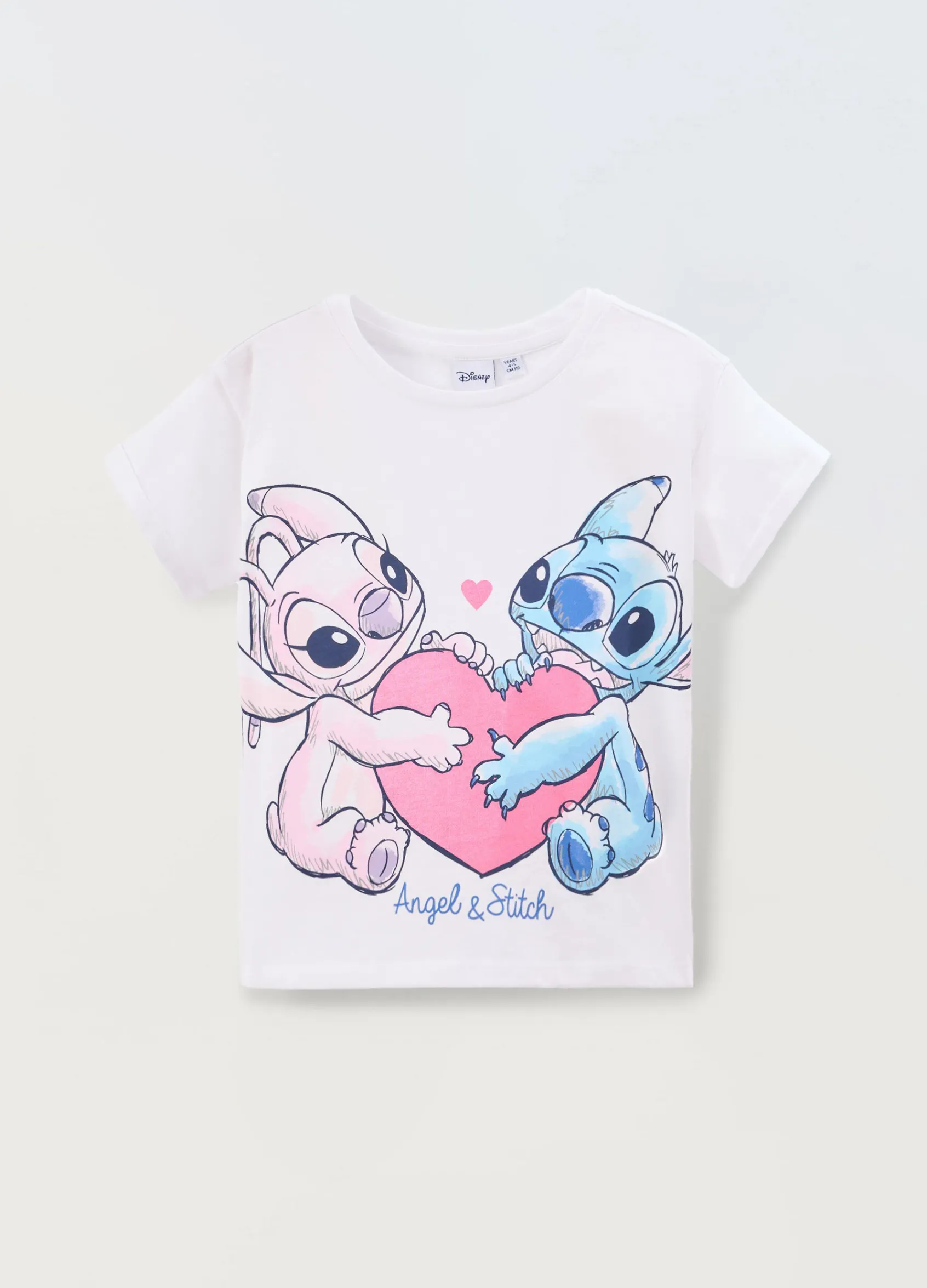 Blukids T-shirt in puro cotone con stampa bambina- T-shirt