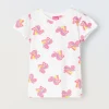 Blukids T-shirt in puro cotone con stampa bambina- T-shirt