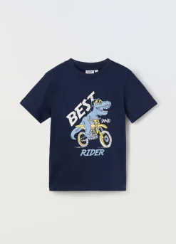 Blukids T-shirt in puro cotone con stampa bambino-Bambino T-shirt