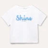 Blukids T-shirt in puro cotone con applicazioni ragazza- T-shirt