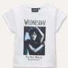 Blukids T-shirt in puro cotone con stampa ragazza- T-shirt