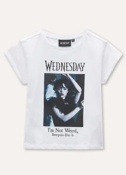 Blukids T-shirt in puro cotone con stampa ragazza- T-shirt