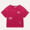 Blukids T-shirt in puro cotone con stampe ragazza- T-shirt