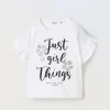 Blukids T-shirt in puro cotone con rouches ragazza- T-shirt