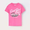 Blukids T-shirt in puro cotone con stampa ragazza- T-shirt
