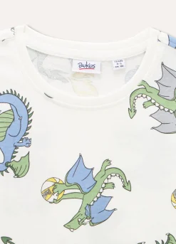 Blukids T-shirt in puro cotone con stampa bambino-Bambino T-shirt