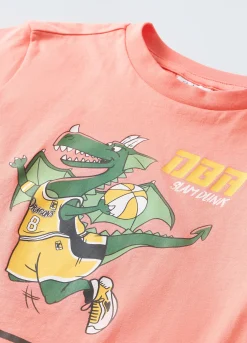 Blukids T-shirt in puro cotone con stampa bambino-Bambino T-shirt