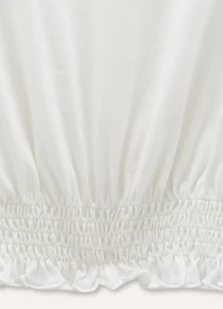 Blukids T-shirt in puro cotone con punto smock ragazza- T-shirt