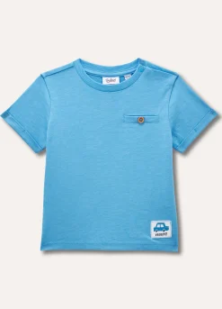 Blukids T-shirt in puro cotone jersey neonato- T-shirt