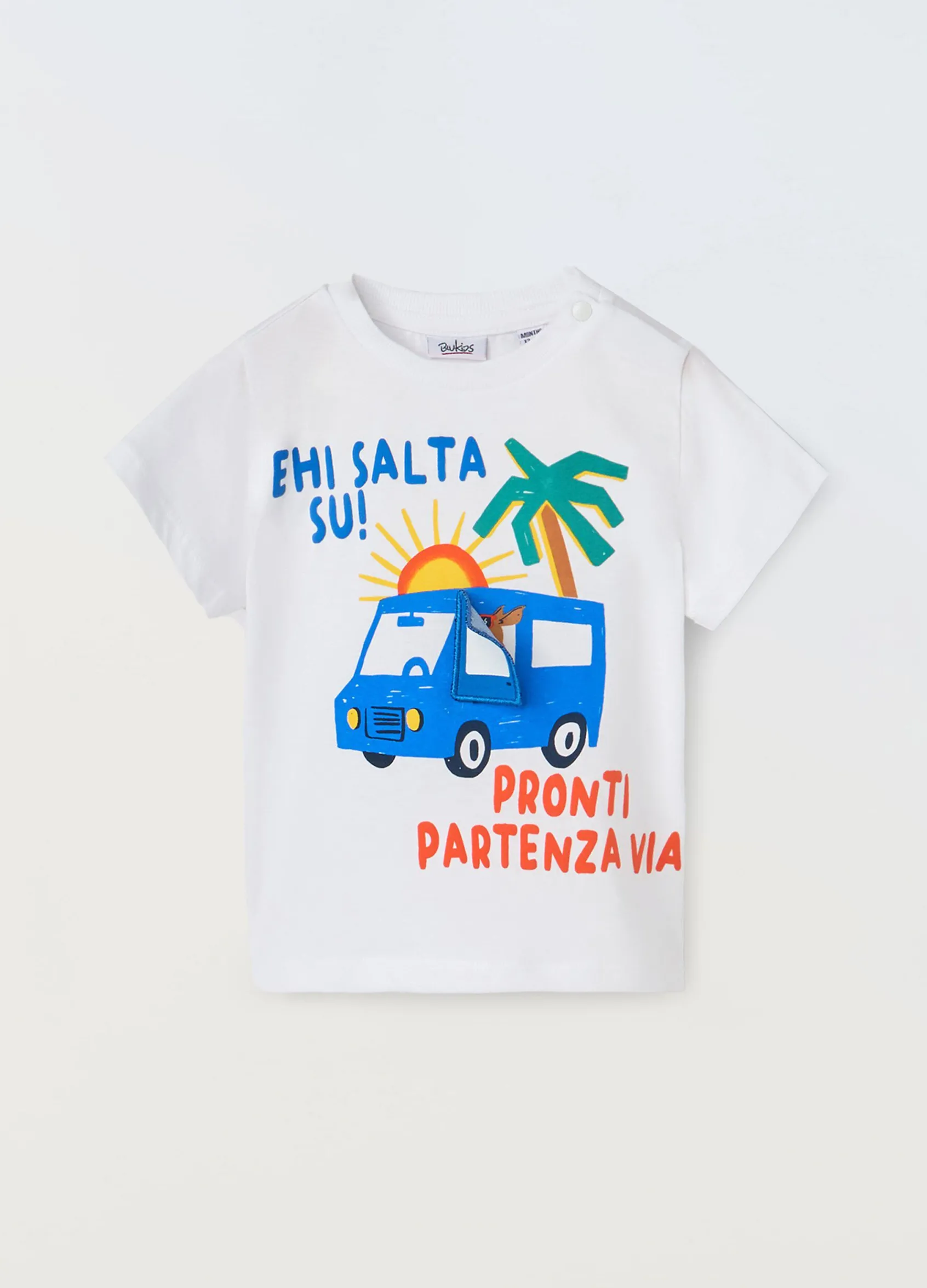 Blukids T-shirt in puro cotone neonato- T-shirt